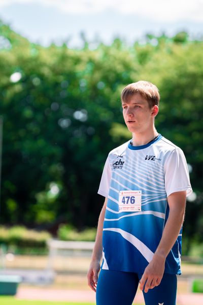 Jonas Hinsch (VfL Stade) am 02.07.2022 waehrend den NLV+BLV Leichtathletik-Landesmeisterschaften im Jahnstadion in Goettingen (Tag 1)